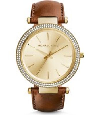 Horlogeband Michael Kors MK2363 Leder Bruin 20mm