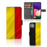 Samsung Galaxy A22 5G Bookstyle Case Belgische Vlag - thumbnail