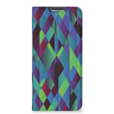 OPPO A54s | A16 | A16s Stand Case Abstract Green Blue OPPO A54s | A16 | A16s Stand Case Abstract Green Blue
