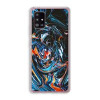 Black Unicorn: Samsung Galaxy A51 5G Transparant Hoesje