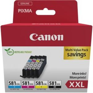 Canon 1998C007 inktcartridge 4 stuk(s) Origineel Zwart, Cyaan, Magenta, Geel