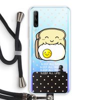 Sleep All Day: Huawei P Smart Pro Transparant Hoesje met koord