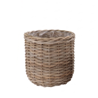 Rattan Kuboo ketel naturel 35x33cm