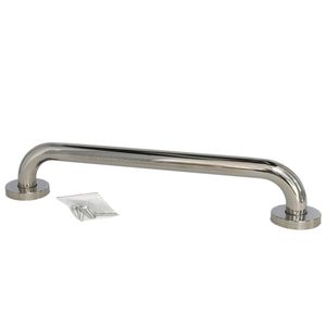 Badkamer/douche wand handgreep rvs metaal zilver 40 cm