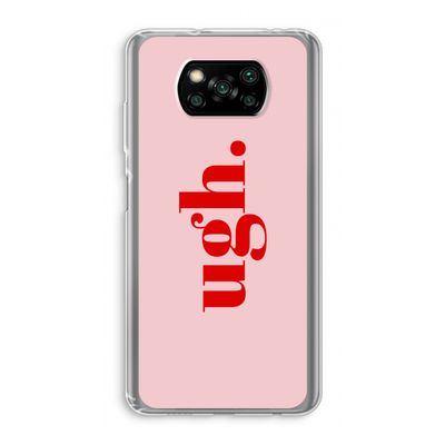 Ugh: Xiaomi Poco X3 Pro Transparant Hoesje