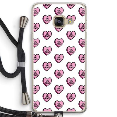 GIRL POWER: Samsung Galaxy A3 (2016) Transparant Hoesje met koord