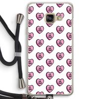 GIRL POWER: Samsung Galaxy A3 (2016) Transparant Hoesje met koord