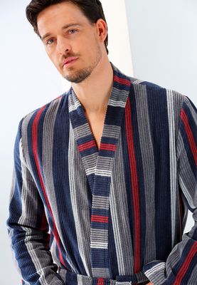 Kimono heren - strepen - Cawo-48
