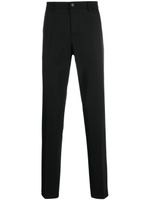 Patrizia Pepe pantalon de costume en coton à coupe droite - Noir