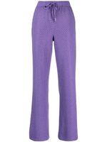 P.A.R.O.S.H. pantalon en résille - Violet