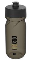 Bidon met schroefdop Polisport S600 - 600ml restyle - transparant/zwart/zwart