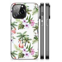 iPhone 14 Pro Max Dierenprint Telefoonhoesje Flamingo Palms