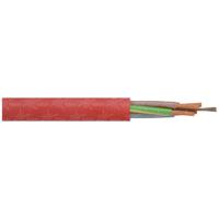 Faber Kabel 030709 Draad SiHF-J 3 x 0.75 mm² Rood per meter