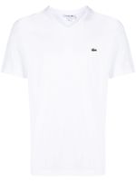 Lacoste t-shirt à patch logo - Blanc