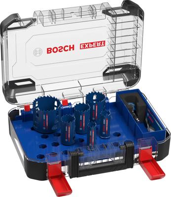 Bosch Accessoires EXPERT Multi Material Power Change Plus Gatzagenset | 22; 25; 35; 40; 51; 68 x 60 mm | 9-delig - 2608901907