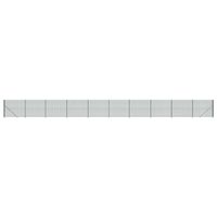 The Living Store Gaashekwerk - groen - 1.8 x 25 m (H x L) - 75 x 50 mm gaas - 1.5 / 1.9 mm draad - PVC-coating -