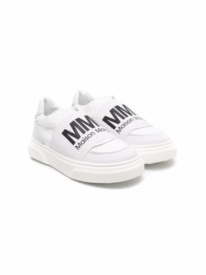 MM6 Maison Margiela Kids baskets à logo imprimé - Blanc