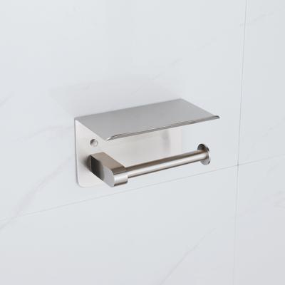 Fortifura Calvi - toiletrolhouder - met plateau - Geborsteld RVS PVD (RVS) SW1183054