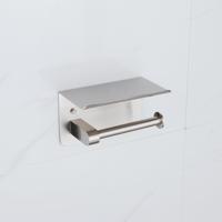 Fortifura Calvi - toiletrolhouder - met plateau - Geborsteld RVS PVD (RVS) SW1183054