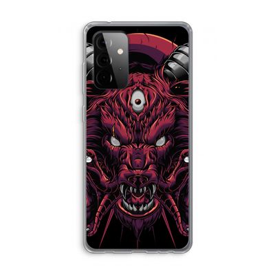 Hell Hound and Serpents: Samsung Galaxy A72 Transparant Hoesje