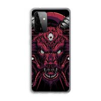 Hell Hound and Serpents: Samsung Galaxy A72 Transparant Hoesje