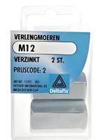 Verlengmoer m12 verz 2st - Deltafix