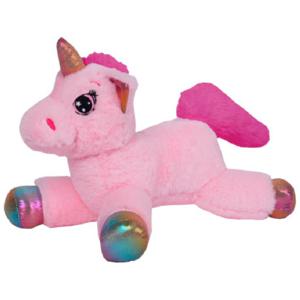 Knuffeldier Eenhoorn Mistica - zachte pluche stof - dieren knuffels - roze - 39 cm