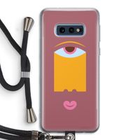 Mono V: Samsung Galaxy S10e Transparant Hoesje met koord
