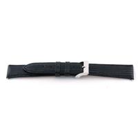 Horlogeband Universeel F160 Leder Zwart 18mm