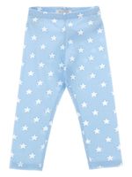 Monnalisa legging à motif d'étoiles - Bleu - thumbnail