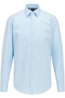 BOSS Regular Fit Overhemd lichtblauw, Effen - thumbnail