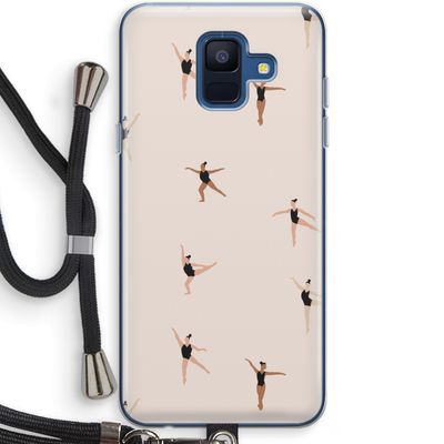 Dancing #1: Samsung Galaxy A6 (2018) Transparant Hoesje met koord