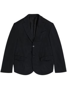 Balenciaga blazer oversize à simple boutonnage - Noir