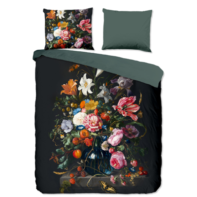 Dekbedovertrek Katoen Deja Bloemen 140x200 Cm Good Morning - Dekbed-Discounter.nl