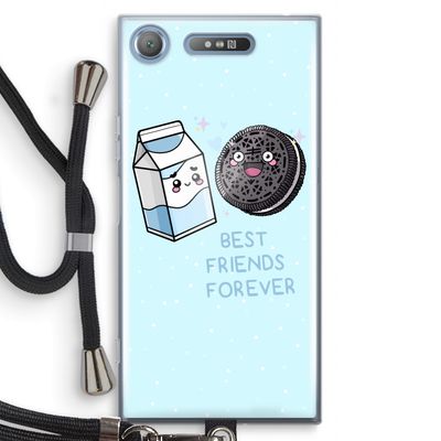 Best Friend Forever: Sony Xperia XZ1 Transparant Hoesje met koord