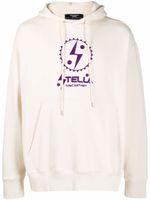 Stella McCartney hoodie à logo imprimé - Tons neutres