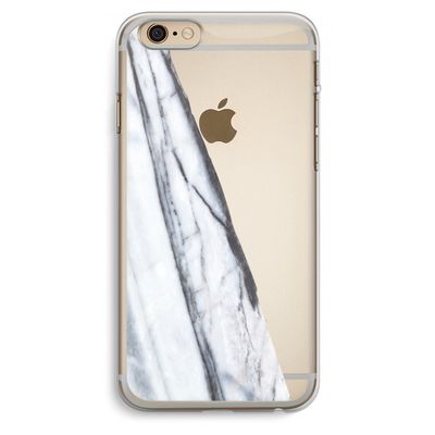 Gestreepte marmer: iPhone 6 Plus / 6S Plus Transparant Hoesje