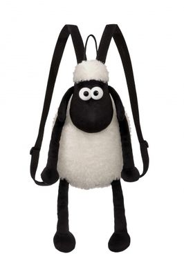 Aurora rugzak Shaun het schaap 50 cm wit/zwart