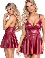 * COTTELLI Rood mattlook jurkje uitlopend, CC2719185