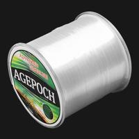 5.0# 0 37 mm 13 5 kg spanning 500m Extra sterk ingevoerde ruwe zijde Nylon vislijn (transparant)