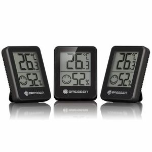Bresser Temeo Hygro Indicator 3 unit Set Black