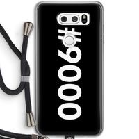 #9000: LG V30 Transparant Hoesje met koord