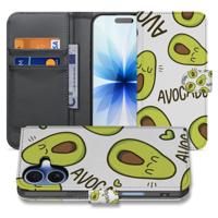 Book Case iPhone 17 Avocado Singing Groen Met 3 Pasjes