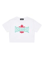 DSQUARED2 KIDS t-shirt en coton à logo imprimé - Blanc - thumbnail