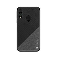 PINWUYO eert serie schokbestendige PC + TPU beschermhoes voor Galaxy A20/A30 (zwart)