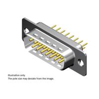 Molex 1727040071 D-sub connector Aantal polen: 37 Soldeerpennen 1 stuk(s) Box - thumbnail