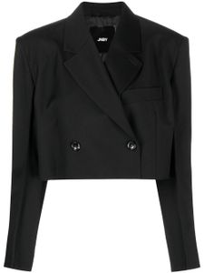 JNBY blazer crop à boutonnière croisée - Noir