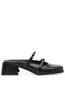 Justine Clenquet mules Andie 65 mm en cuir - Noir