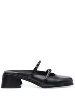 Justine Clenquet mules Andie 65 mm en cuir - Noir