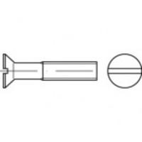 TOOLCRAFT TO-5361624 Verzonken schroeven M12 30 mm Sleuf RVS A4 25 stuk(s)